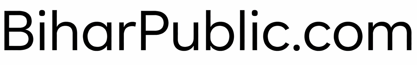 BiharPublic.com text logo in clean modern font on white background